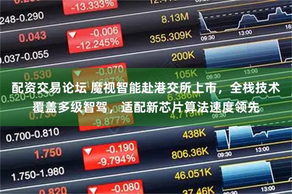 配资交易论坛 魔视智能赴港交所上市，全栈技术覆盖多级智驾，适配新芯片算法速度领先